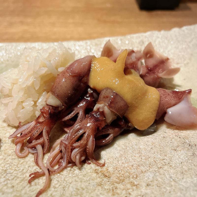 ほたるいかのお造り(高太郎 （こうたろう）)