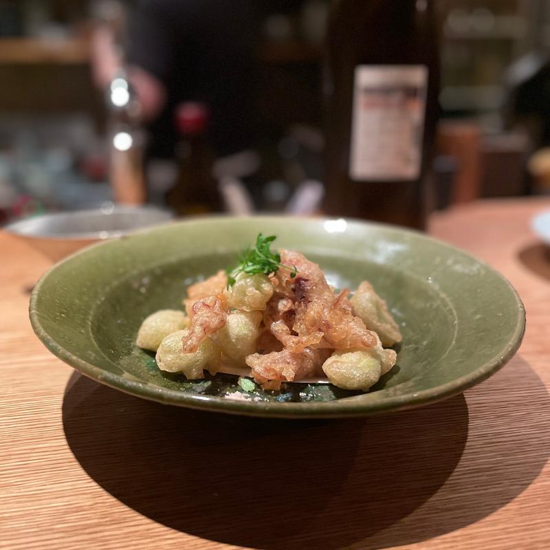 ほたるいか木の芽フリット(高太郎 （こうたろう）)