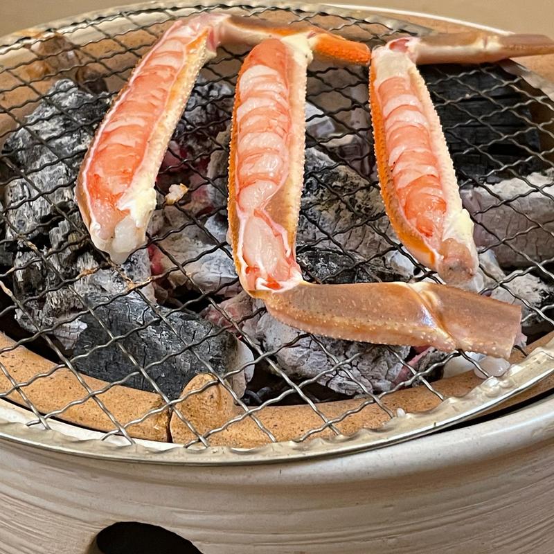 焼カニ　(間人かに)(ひびの )