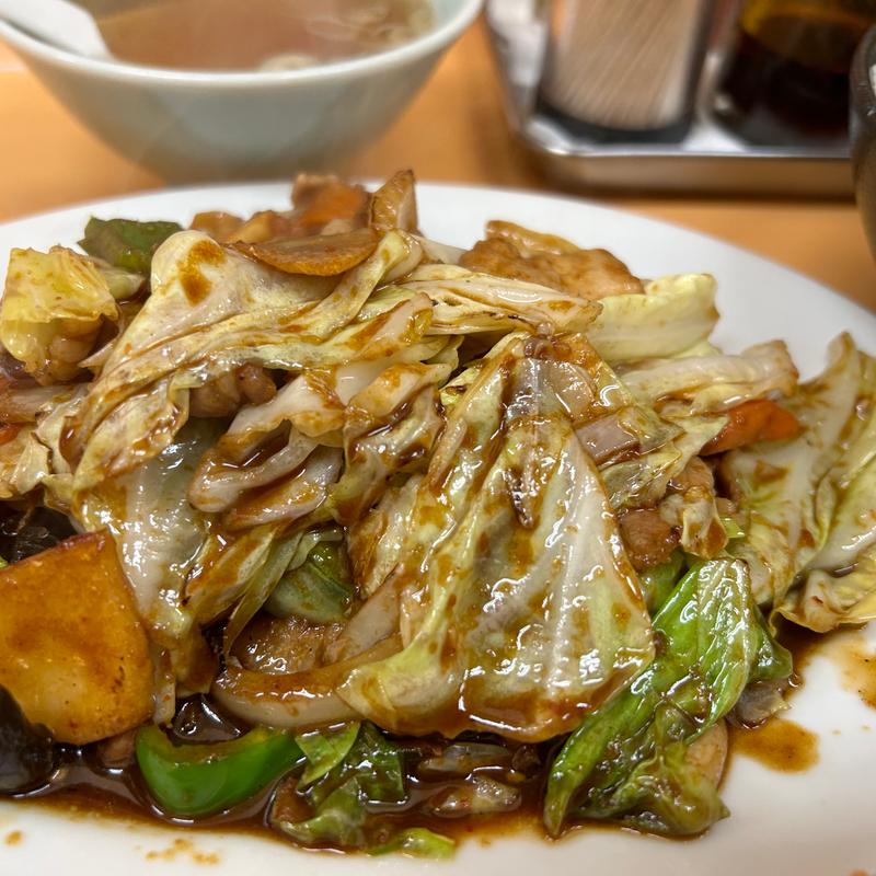 肉キャベツ炒め(中華一番)