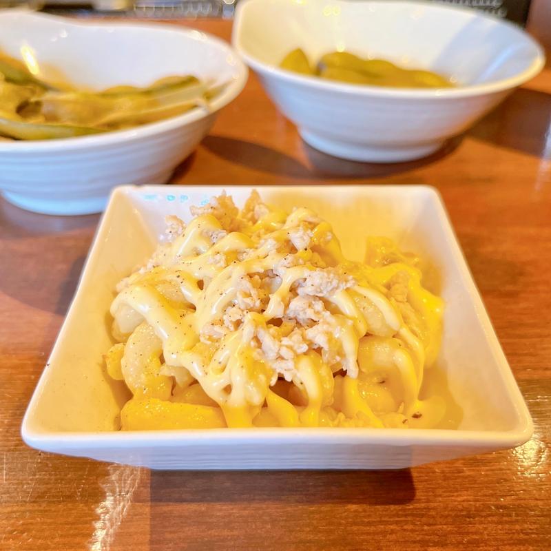 燻製マカロニサラダ(麺屋 KEMURI)