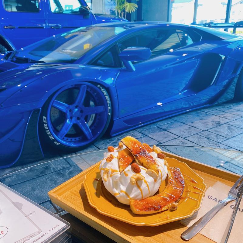 キャラメルバナナパンケーキ(kitchen&cafe GARE GARE)