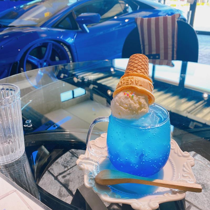 ランボルギーニフロート(kitchen&cafe GARE GARE)