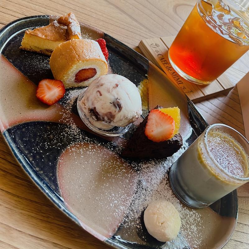 季節のデザート（mimi の気まぐれ5種）(カフェドミーミ（Café de mimi）)