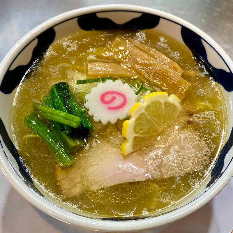 朝ラーメン(のだ塩)(津軽煮干中華蕎麦 サムライブギー)