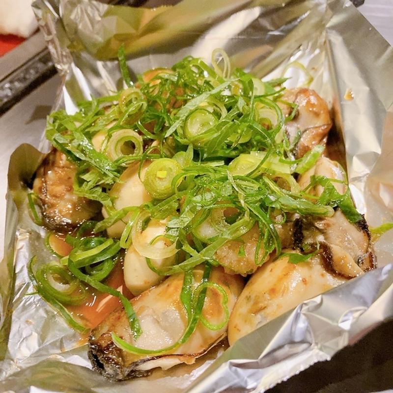 焼き牡蠣ポン酢(てっぱん家 的場店 )