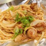 ピリ辛ホルモンうどん(てっぱん家 的場店 )