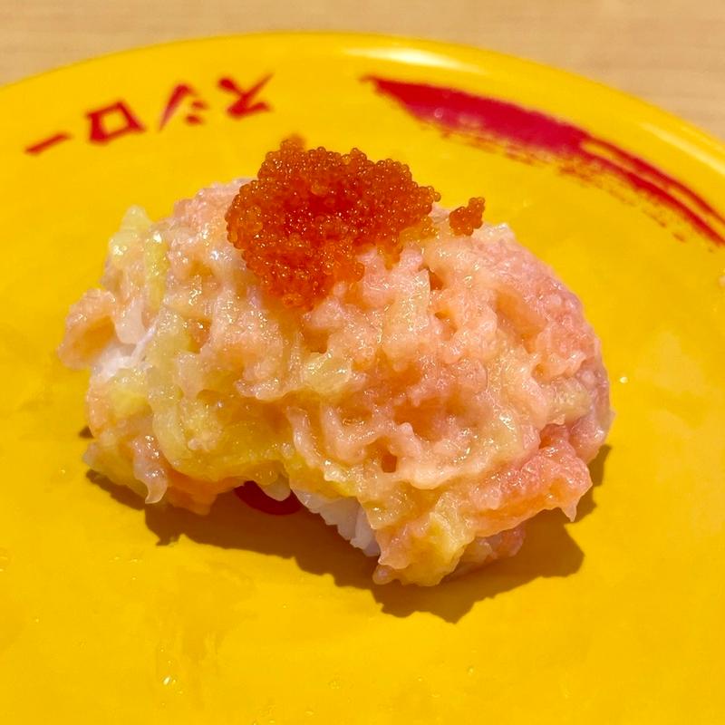 サーモンのおはぎ(スシロー 八千代高津店)