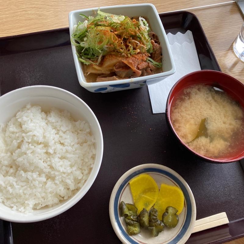 もつ煮込み定食(しぶき )