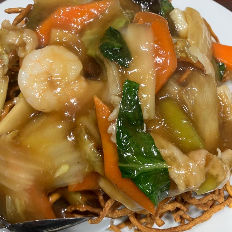 五目あんかけ硬焼きそば(香春園)