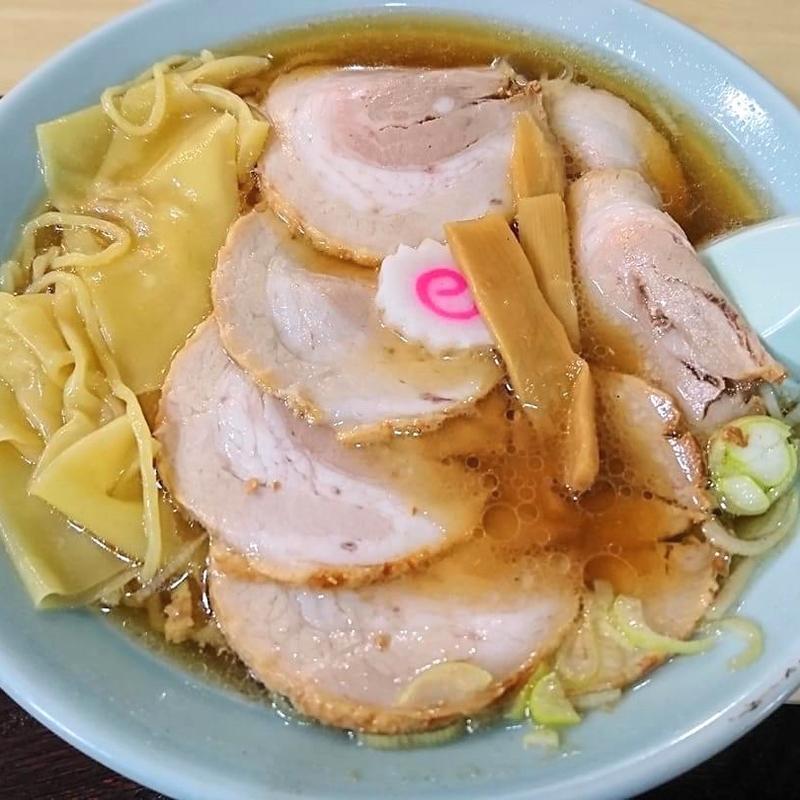 チャーシューワンタンメン(（有）もりや食堂)