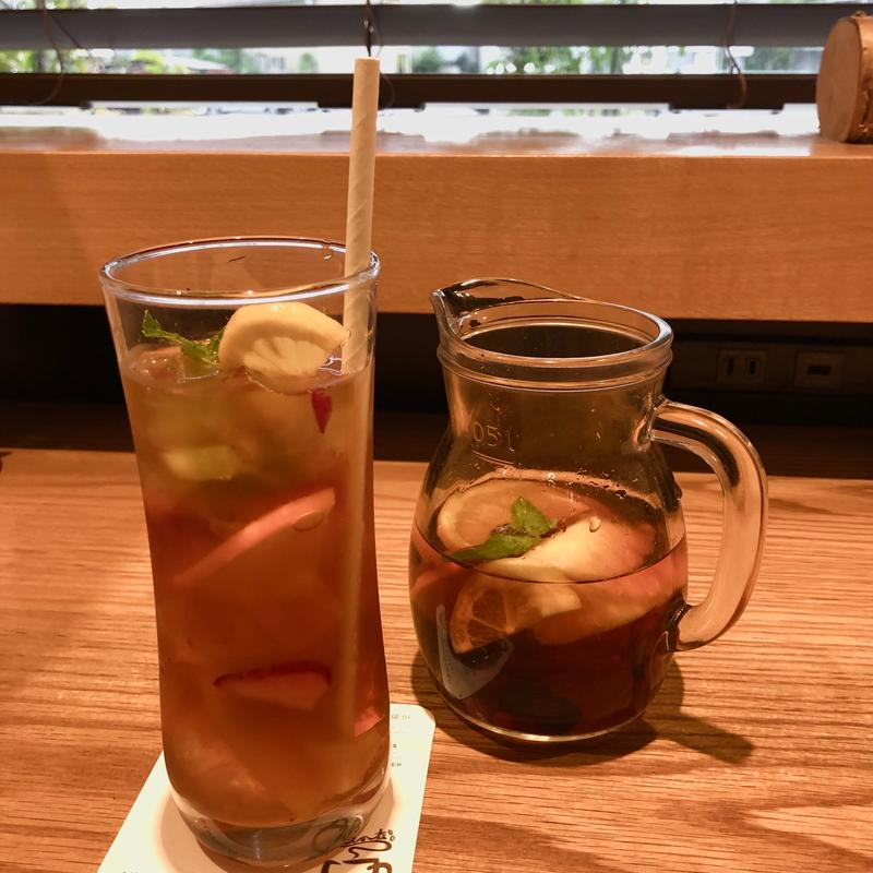 フルーツ with アイスティー(むさしの森珈琲 流山おおたかの森店)