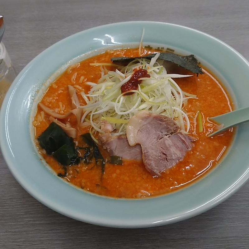 激辛ラーメン背脂増し(ラーメンショップ)