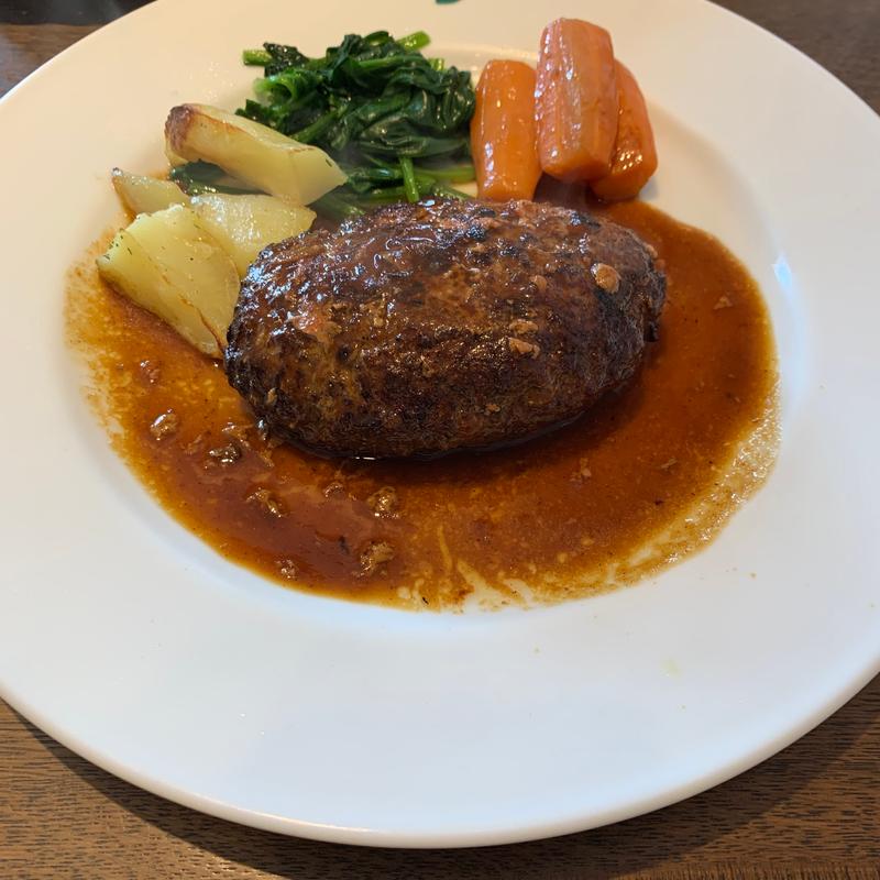 ハンバーグステーキ&ライス(レストラン マリオ)