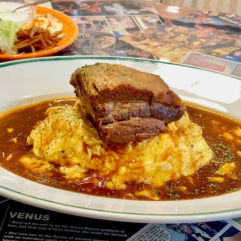 角煮オムライス(田jyu〜Tajyu〜東大阪店)