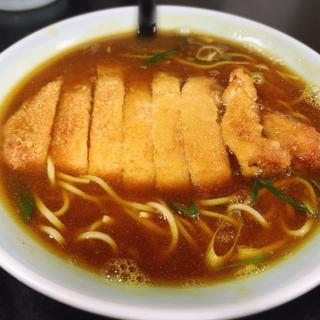 カツカレーそば(そば処 みすゞ庵)