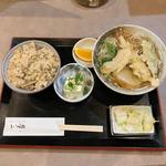 天ぷらにゅうめん定食