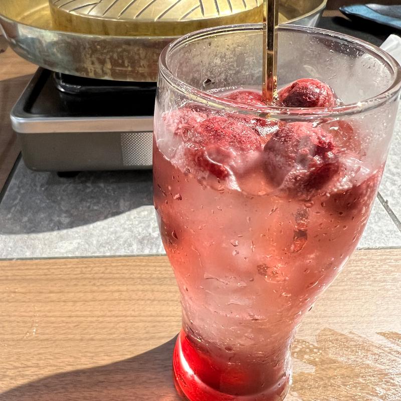 フローズンフルーツサワー アメリカンチェリー(飛騨牛一頭買い 灯り家の「はなれ」)