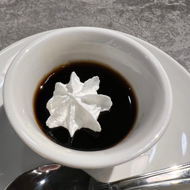 コーヒーゼリー(飛騨牛一頭買い 灯り家の「はなれ」)