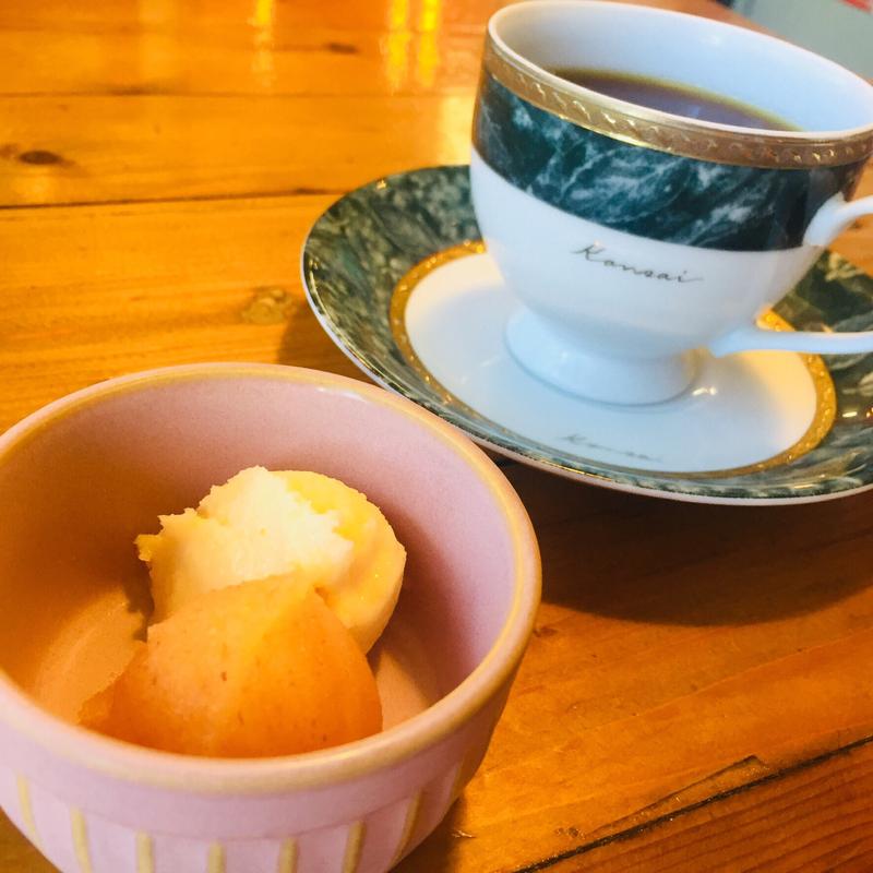 柿のアイスクリーム(洋食屋 青空 （ヨウリョクヤ アオゾラ）)