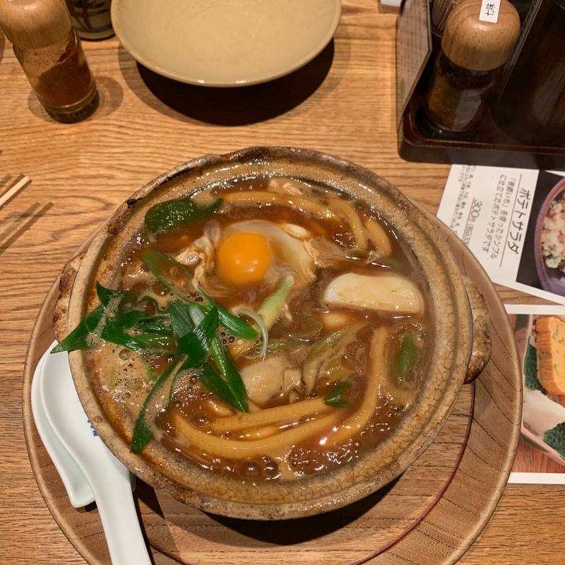 名古屋コーチン入り味噌煮込うどん(山本屋本店 栄中央店 )