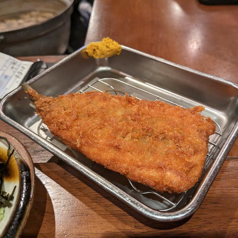 イワシフライ(大衆酒場こいさご)