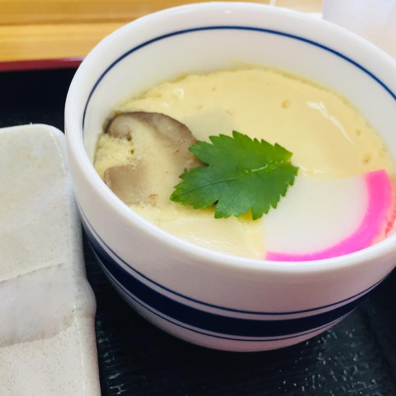 茶碗蒸し_刺身盛合せ定食(海鮮食堂 海神の郷)