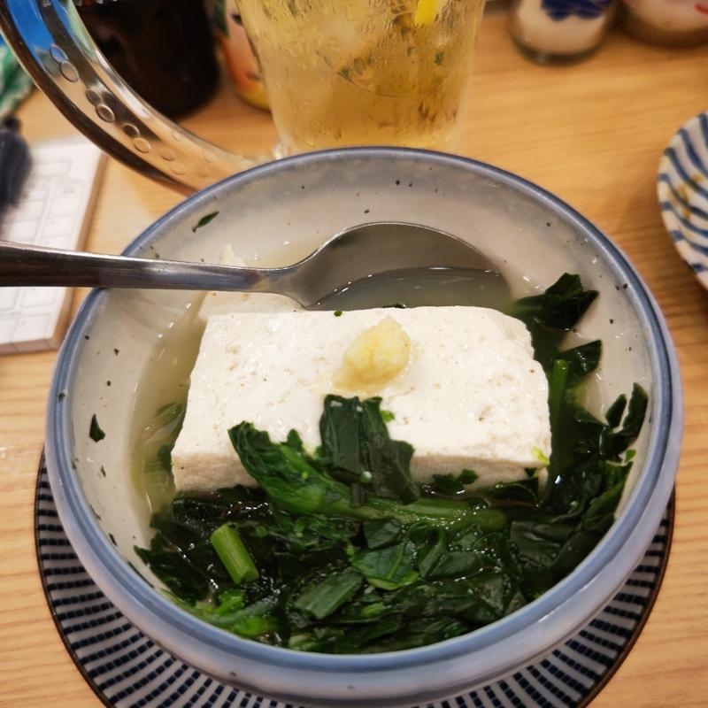 のどぐろ出汁豆腐(立呑み晩杯屋 桜木町ぴおシティ店)