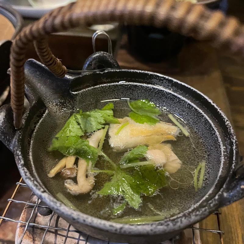 播隆土瓶蒸し(槍見館 （やりみかん）)