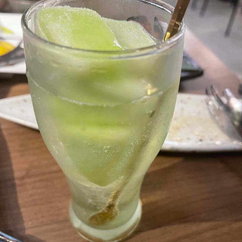 フローズンフルーツサワー メロン(飛騨牛一頭買い 灯り家の「はなれ」)