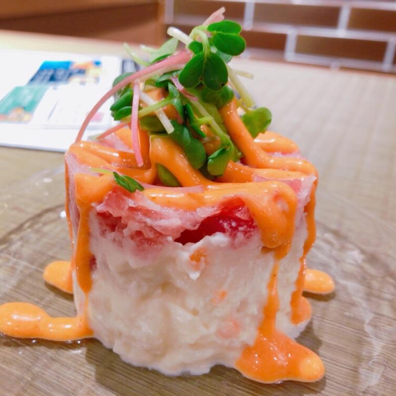 まぐろ屋さんのポテトサラダ(黒門マグロのエン時 ホワイティうめだ店)