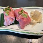 米沢牛しゃぶしゃぶのにぎり寿司　2カン(米澤牛DINING べこや )