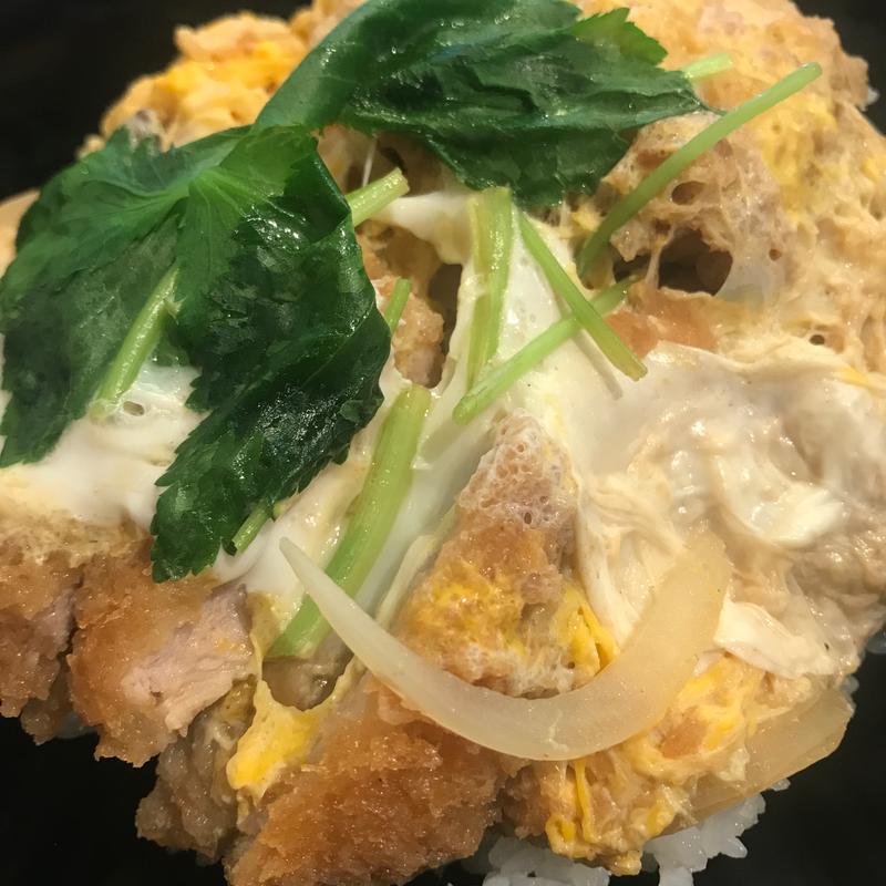 カツ丼(板蕎麦 山葵)
