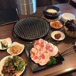 サムギョプサル定食(炭火焼肉・韓国料理 KollaBo)