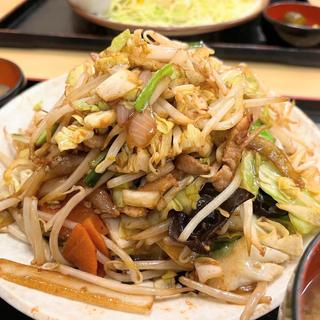 野菜炒め定食(ドライブイン幸華)