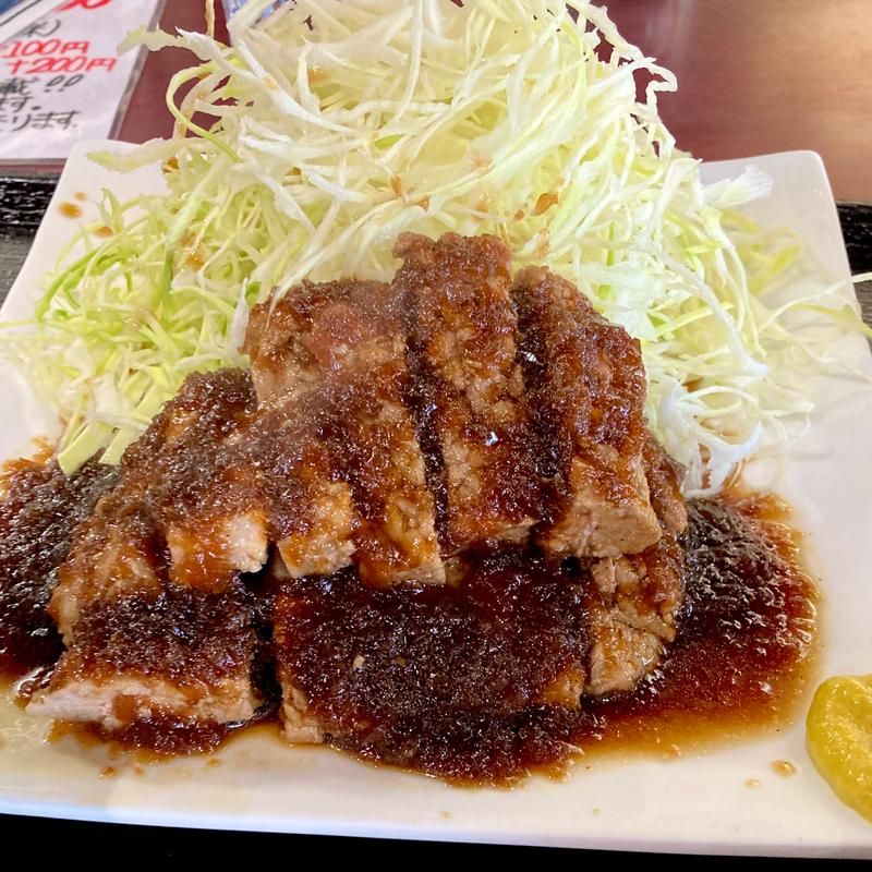 トンテキ定食200g(まるか食堂 )