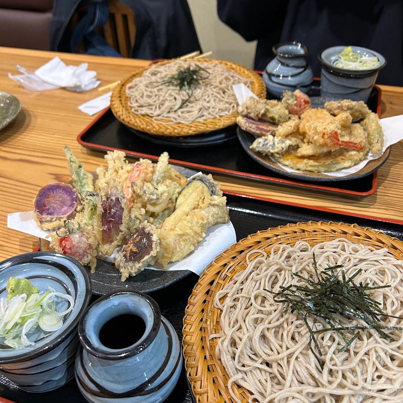 小田原野菜の天せいろ(そば茶屋 正庵)