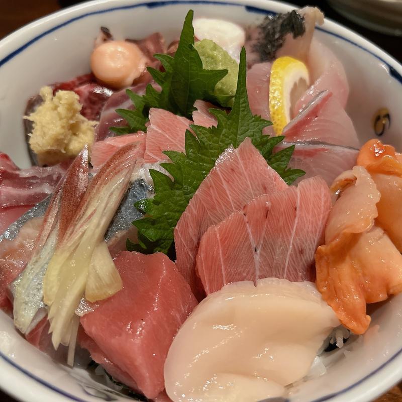 海鮮丼(うなぎ割烹木村)