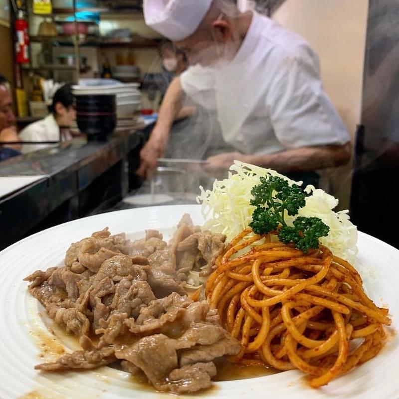 豚しょうが焼ライス(キッチン南海 下北沢店)