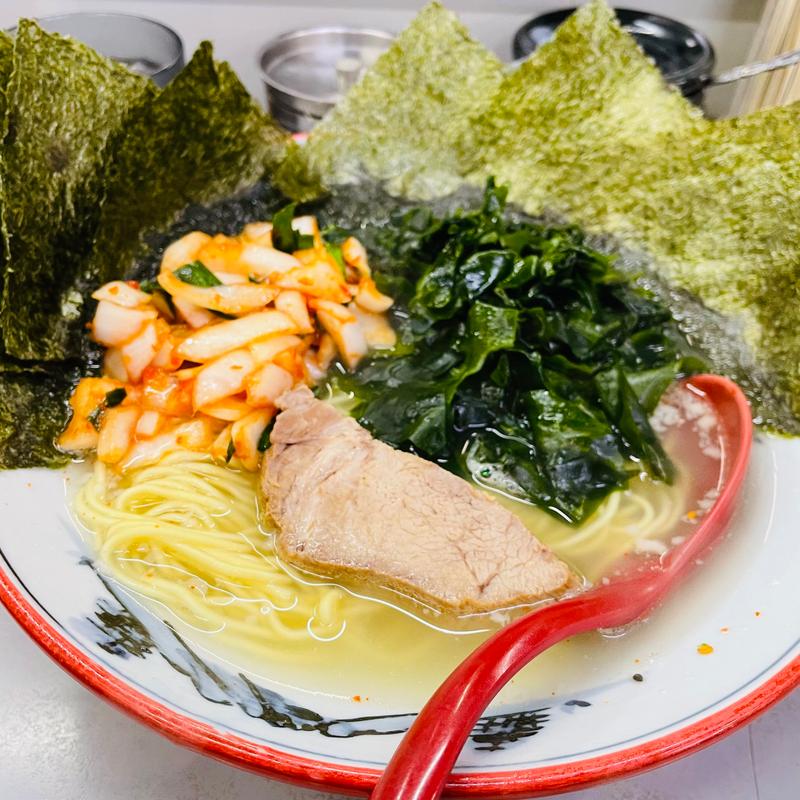 塩ラーメン＋海苔＋わかめ(ラーメンショップ 122号騎西店)