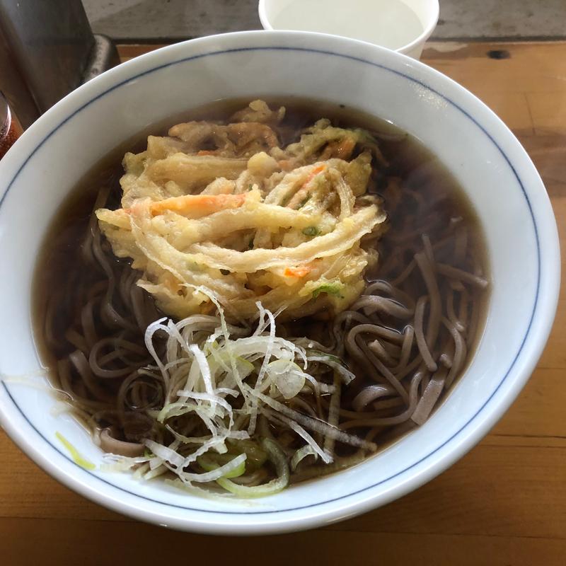 かき揚げそば(清野商店)
