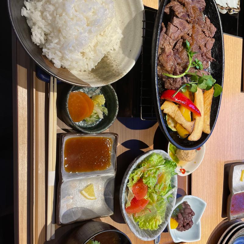 ハラミステーキ御前(五稜亭)