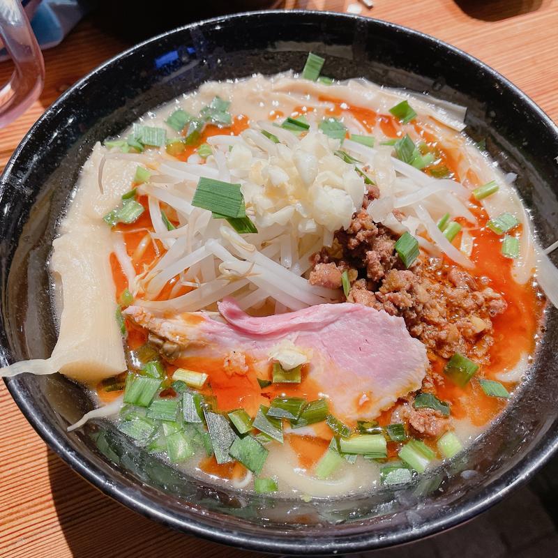 濃厚辛みそらーめん(志奈そば田なかいすみ店)