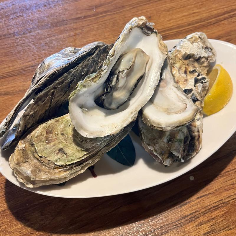 カキの酒蒸し(天売)