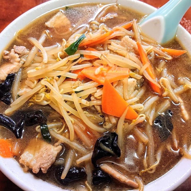 もやしラーメン 大盛り(保原屋食堂)