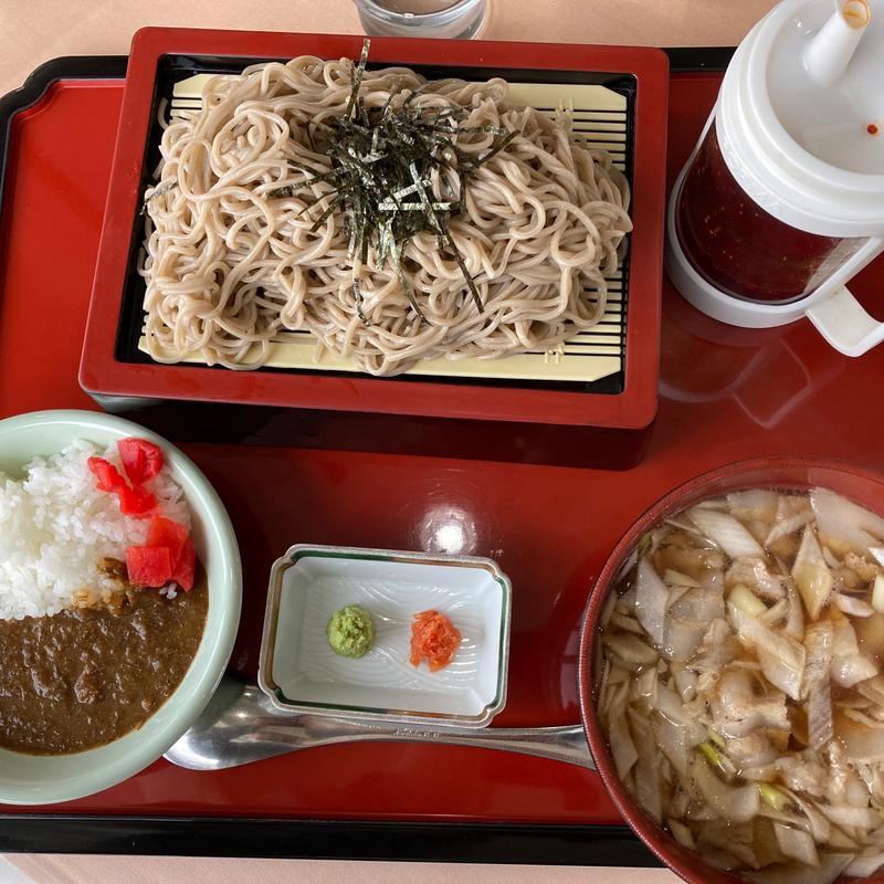 ピリ辛豚せいろ蕎麦セット(盛岡南ゴルフ倶楽部 )