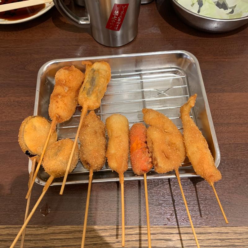 新大阪セット(串かつだるま 新大阪駅なか店)