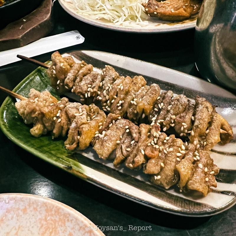 秘伝のタレの鶏皮串(風来坊 栄店)