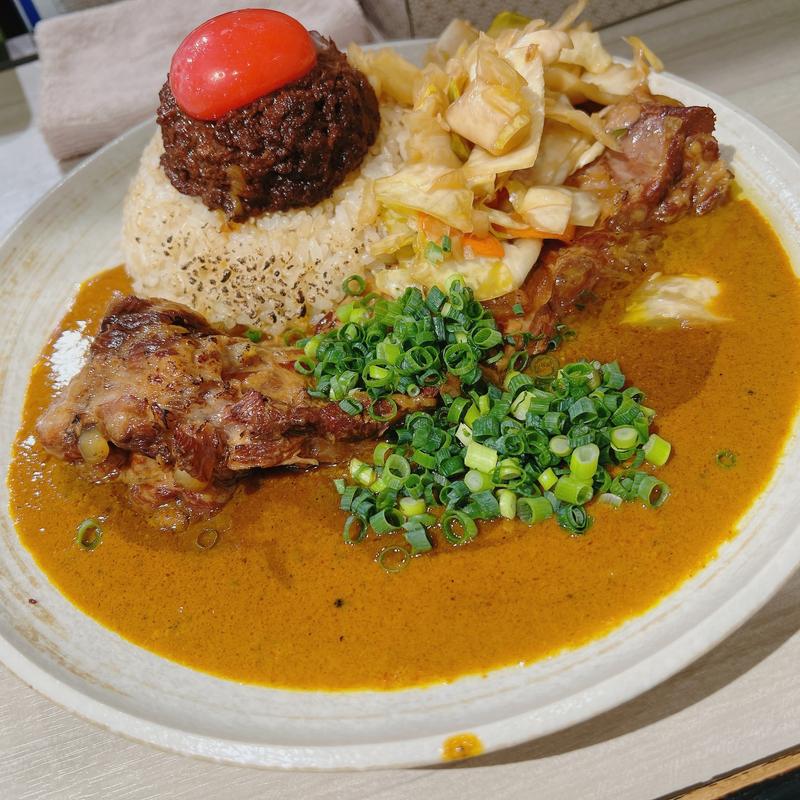 MIX・並（豚・キーマ・中華アーチャール）(吉田カレー  )