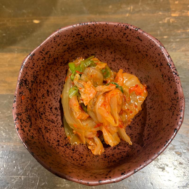 自家製キムチ(博多麺もつ屋)